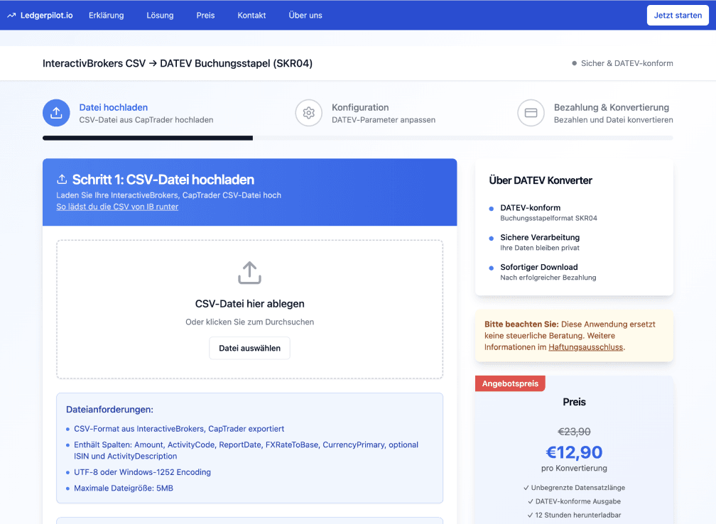 Ledgerpilot.io Screenshot